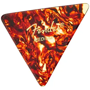 Fender 355 Triangle Shape Guitar Picks - SHELL, MEDIUM - 72-Pack (1/2 Gross)