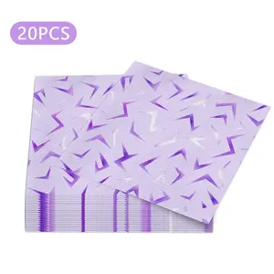 20 Pack Korean Witch Hunter Party Napkins, Soft Absorbent Disposable Paper Towels, Lightning Crack Pattern, Perfect for Birthdays Christmas, Festival Party Supplies