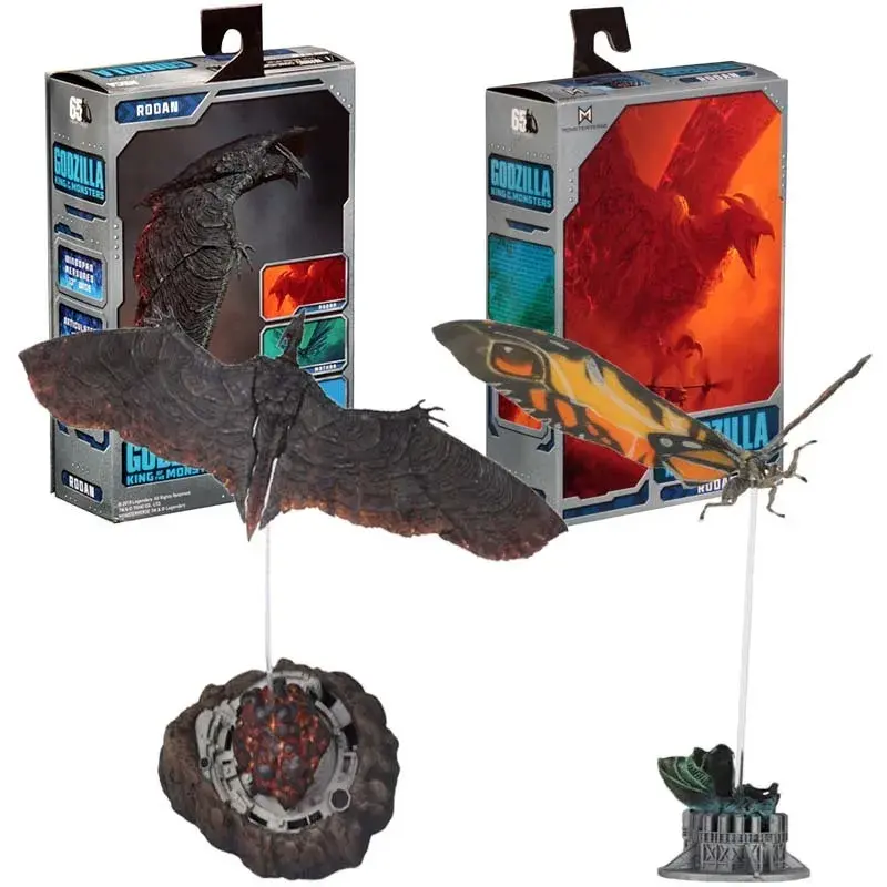 2026 New GODZILLA Movie Rodan Vs. Mothra Pvc Action Figure Collectible Model Toy Monster Joint Movable Dinosaur Toys Boys Gifts