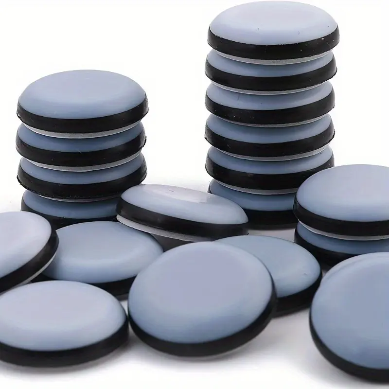 12pcs Heavy Duty Durable Floor Sliders - Easily Move Furniture & Carpets with 20mm/0.79in Feet Gliders! Home Hardware