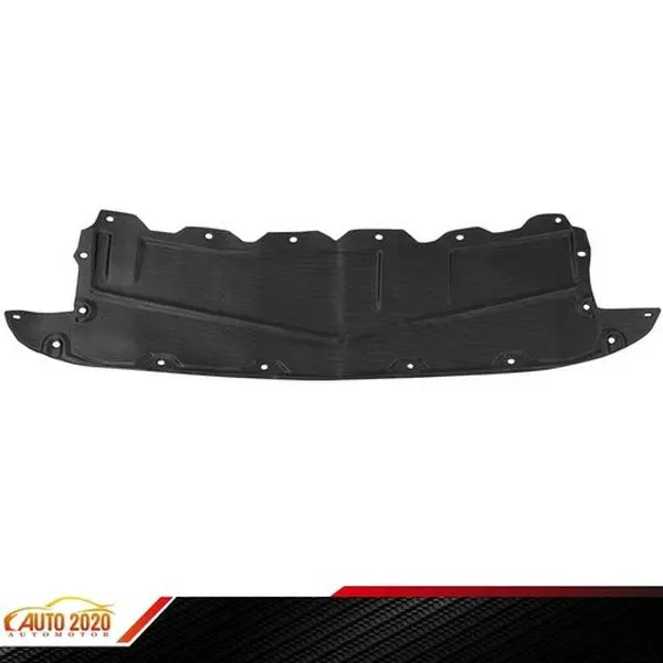 Black Front Engine Splash Guard Shield ABS Fit For 2012-2014 Nissan Versa 4-Door