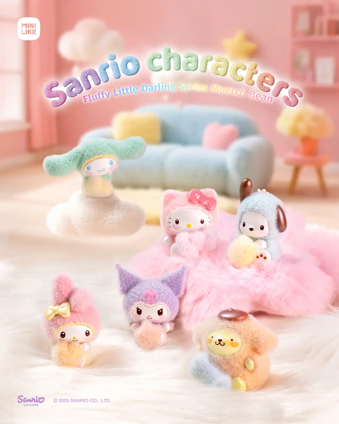 Sanrio Characters: "Fluffy Little Babies" Series — Adorable Beans Blind Boxes