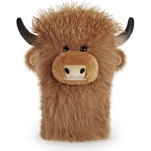 mytag Driver Head Cover, Ultra Premium Plush Funny Driver Headcover,Highland Cow Designed Tour Quality Golf Club Cover