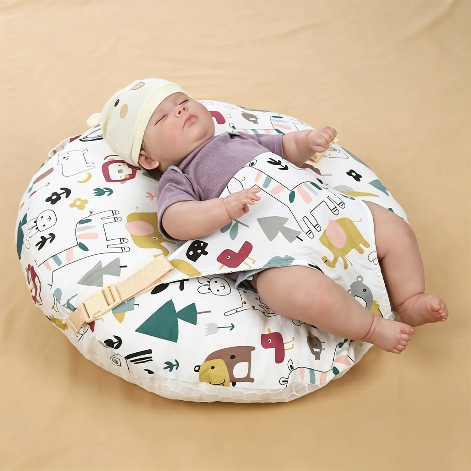 Newborn Infant Feeding Incline Pillow Anti-regurgitation Bed Rest Cushion Multifunctional Nursing Breastfeeding Mummy Support Pillow