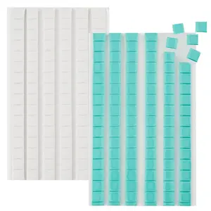 Adhesive Poster Sticky Tack Putty Wall Mounting Putty Tacky Ticky Tack for Hanging Things Pictures  Removable,192 Pcs,Light Blue+White