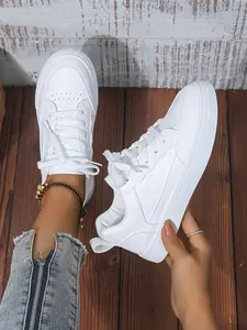 Fashion Casual Sneakers, Comfortable Walking Shoes, Stylish Low-Top Design, Perfect for Daily Wear & Sports Activities, Fashionable Sneakers