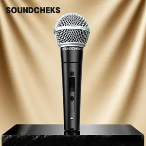M58 Professional Dynamic Microphone - Ideal for Stage Performances, Guitar Playing & Singing, Recording, Meetings, Live Streaming & Karaoke