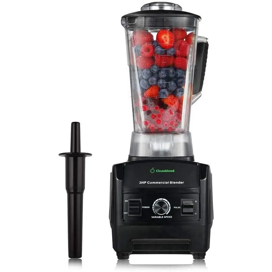 Sapaspur ProBlend 1800 High-Speed Plastic Countertop Blender Machine - 64 oz Kitchen Appliance for Multifunctional Use