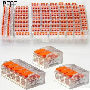 Electrical Quick Connector, Durable Reliable Connectors, Lever Wire Nut Connector Combination Kit, DIY Wire Connector, Plug & Play Electrical Connection Terminal, Lever Wiring Connector