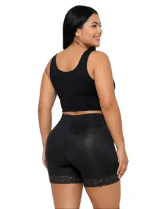 Women's Cropped Panty Shorts, La Buchona 1002, Light Fabric, Triple Enhancement, Lady-Fit Basic Underwear