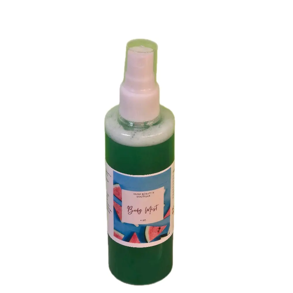 Handmade Craft Alcohol-Free Watermelon Sugar Body & Hair Mist Spray (150g) - Glycerin-Infused, Non-Toxic, Botanical Extracts, Gentle Hydration for Dry Skin, Anti-Frizz