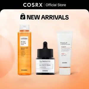 [NEW] [COSRX Official] Pro-Level Derm Lift & Reset System l PDRN Toner + Pure Retinol Oil + Vitamin E OTC Approved Sunscreen l recovery resurfacing firming
