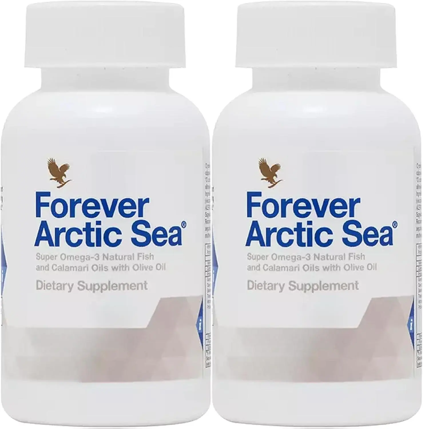 Forever Living - Arctic Sea Omega-3 Supplement - EPA and DHA Blend for Heart, Brain and Eye Health - Gluten-Free - 240 Softgels (Pack of 2)