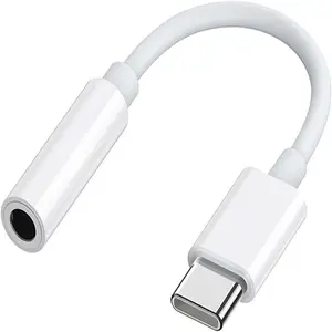 USB-C to 3.5mm headphone jack adapter, Type-C to AUX audio cable adapter, compatible with iPhone 17 Air, 16, 15 Pro Max, Samsung Galaxy S25 S24 S23 S22 Ultra, Pixel 9 8, iPad Pro and MacBook