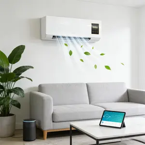 Ultra Quiet Wall Fan With 360° Oscillating Airflow, Compact All-Season Design, Low Noise For Bedroom Living Room Dorm Home Comfort