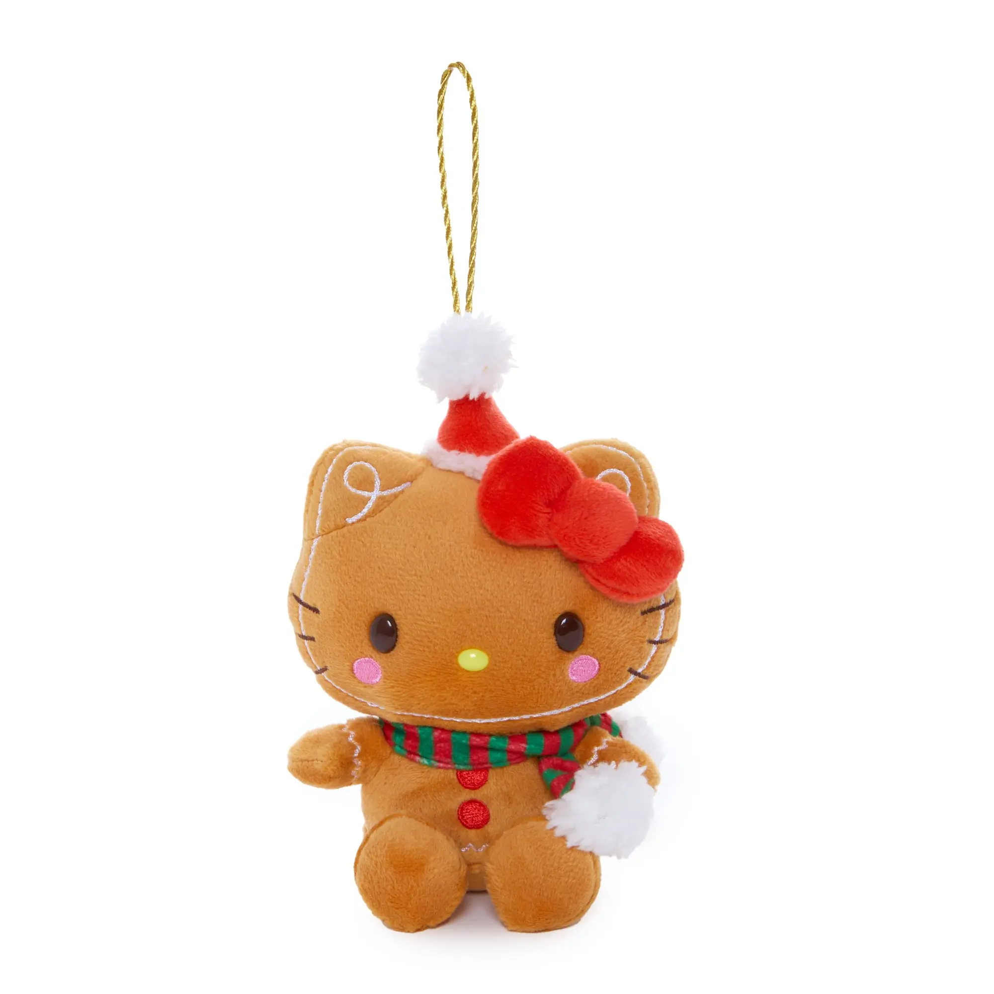 Hello Kitty Plush Ornament (Holiday Gingerbread Friends) Hello Kitty Plush Ornament (Holiday Gingerbread Friends)