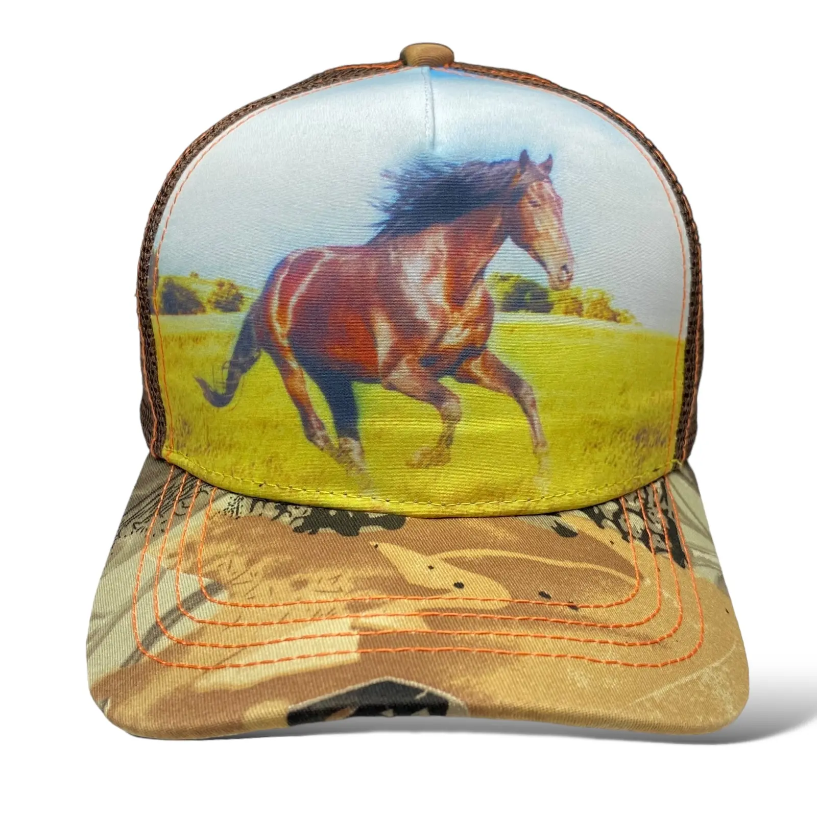 Gorra Vaquera Caballo Bronco Galopando, Adjustable, Estilo Ranchero, Rodeo