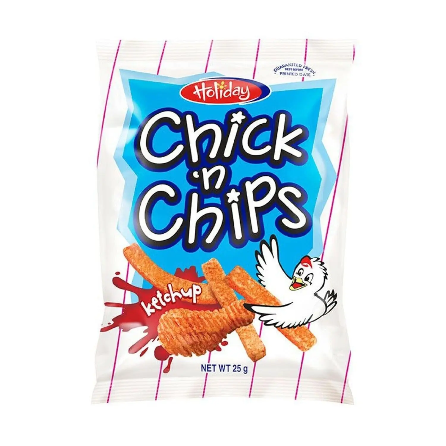 (Pack of 12) Holiday Chick 'n Chips, Ketchup Flavor, 25g