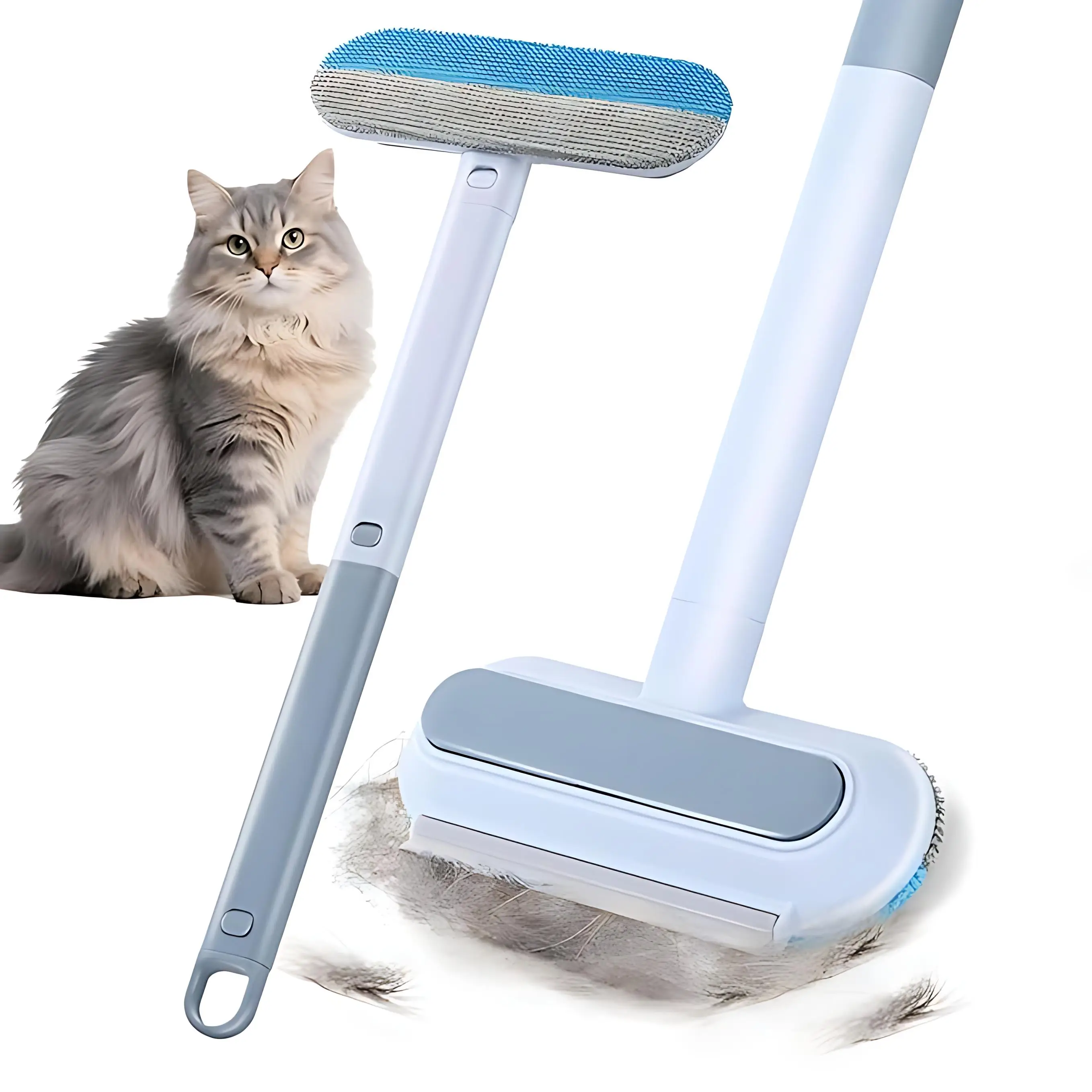 【4 in 1】Pet Hair Removal Tool, Multi-functional, Reusable, Washable Lint Cleaner for Dog and Cat Hair, Gentle on Furniture, Effective on Carpets, Clot