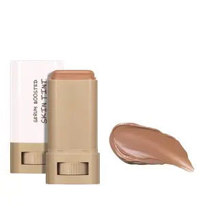 Serum Boosted Skin Tint Balm, Foundation Stick Beauty Balm Serum Boosted Skin Tint, Foundation Face Stick for Women Hydrates (06#)