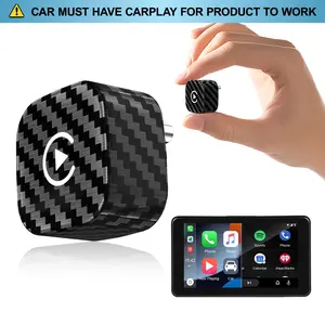 The Yurnlv X 2026 new mini wireless CarPlay adapter is a 2-in-1 device for iPhone/Android, supporting both Apple CarPlay and Android Auto. It converts wired connections to wireless, stable, and includes a hands-free kit (carbon fiber).