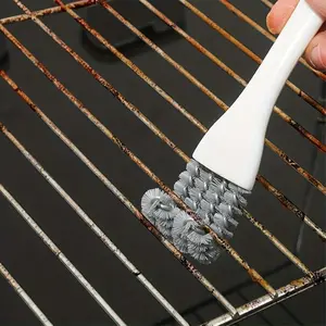 2pcs/set Creative Cleaning Brush, BBQ Grills Cleaning Brush, Crevice Dead Corner Cleaning Brush, Kitchen Stove Sink Oven Countertop Cleaning Brush, Power Decontamination, Cleaning Supplies, Cleaning Tool