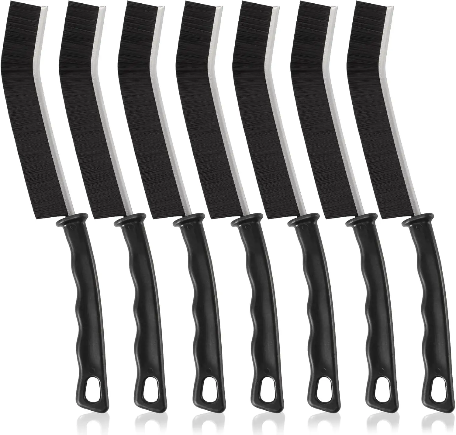 7 count Hard Bristle Crevice Cleaning Brush Multifunctional Gap Scrub Cleaner Tool for Household Use, Kitchen Sink, Bathroom, Toilet  Corners, Window, , Grout, Clean Tight Spaces