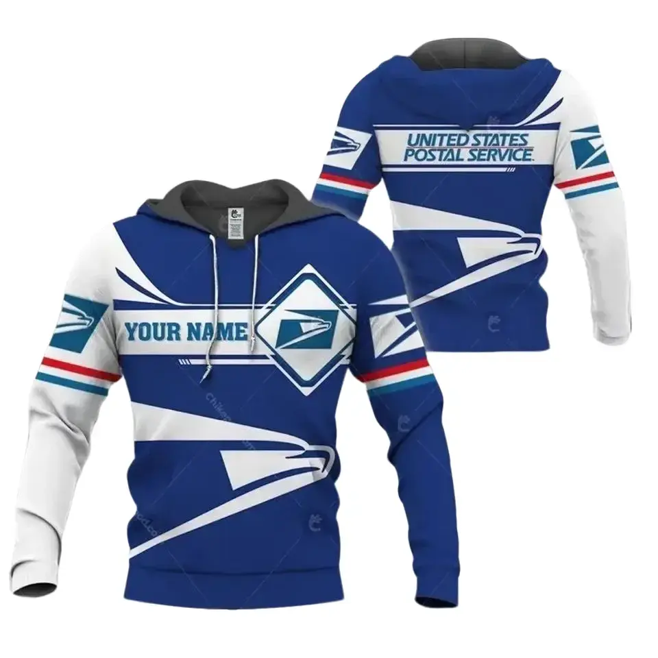 Personalized Name Postal Worker 3D Hoodie