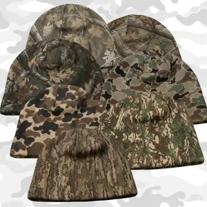 Camo Beanie Hat – Winter Knit Camouflage Skull Cap for Hunting, Outdoor, Tactical & Streetwear
