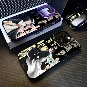 Anime B-Byakuya Kuchiki Phone Case For iPhone 17 16 15 14 13 12 11 Pro Max Black Purple Matte Laser Metallic Aurora Funda