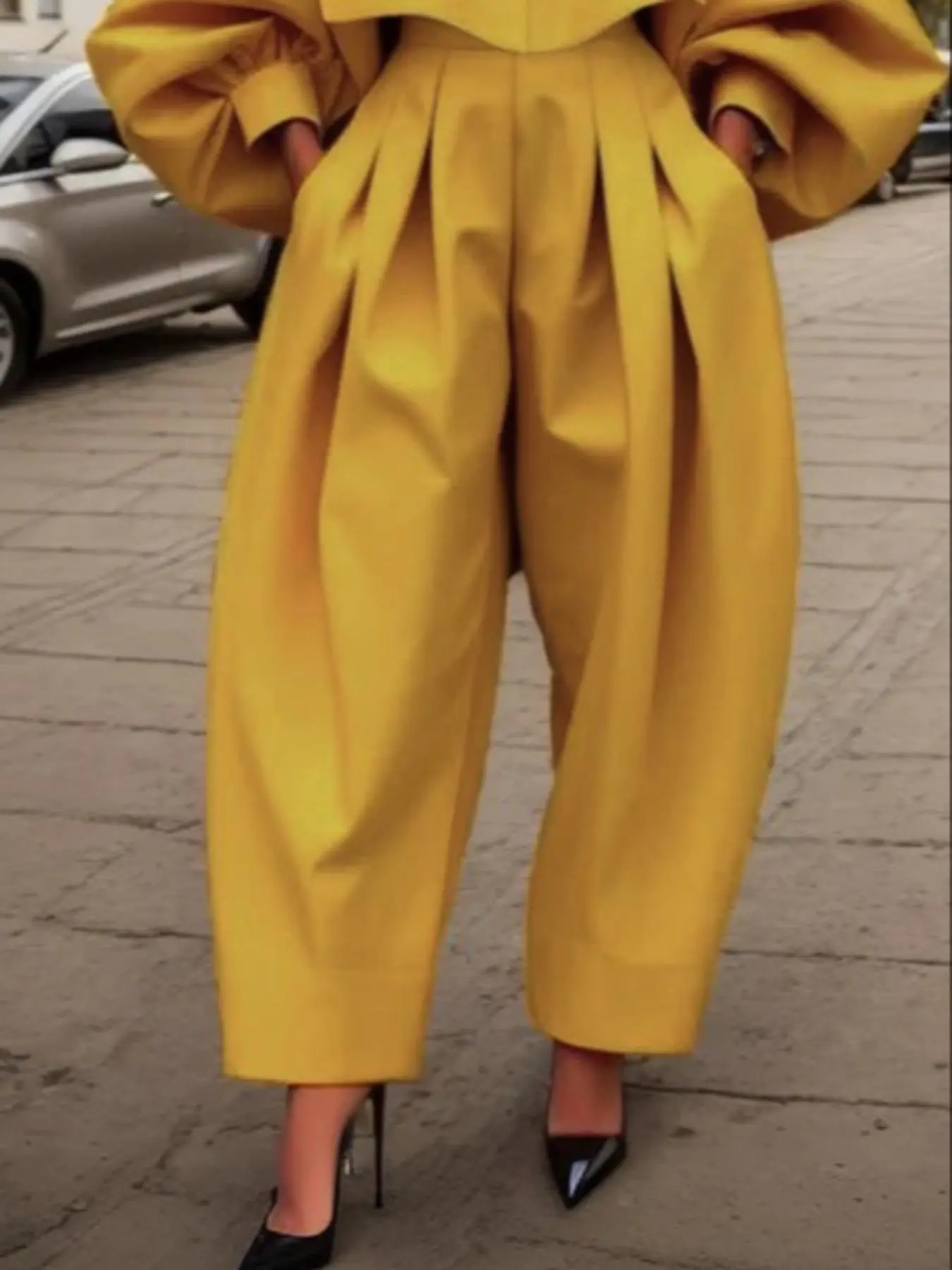 Women's Solid Color Loose Fitting Pants, Casual Comfy Elegant Chic Trousers for Daily Wear, Ladies Bottoms for All Seasons, Vibrant Pants for Women, Casual Minimalist Trousers