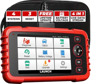 LAUNCH OBD2 Scanner CRP123X Car Scanner, 2024 Lifetime Free Update Diagnostic Scan Tool with 3 Reset SAS/Throttle/Oil Reset, ABS SRS Transmission Car Check Engine Code Reader,AUTO VIN,Battery Test