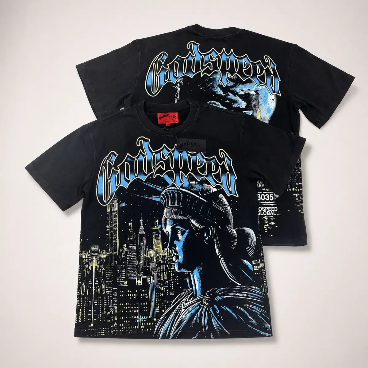 Y2K GODSPEED Professional Certified Racist Racing T-Shirt Men's Women Fashion Vintage T-shirts 100% Cotton Oversized T Shirts