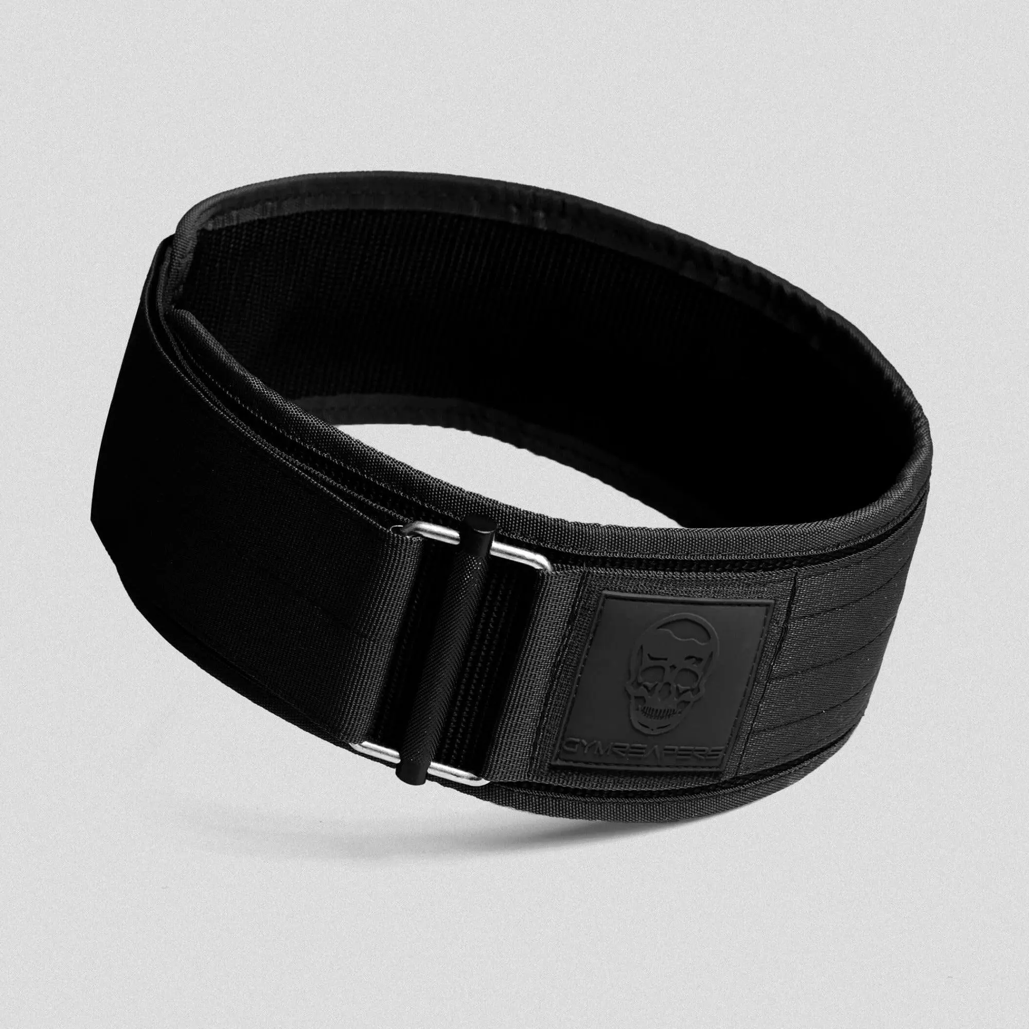 Gymreapers Quick Lock Weightlifting Belt for Enhanced Lifting Experience - Black/Black