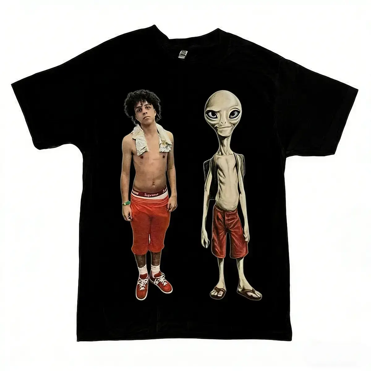 Xav & Paul Graphic T-Shirt, Unisex Casual Short Sleeve Round Neck Top in 100%25 Soft Cotton, Plus Sizes Available