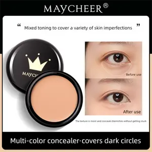 Maycheer Under Eye Concealer - Smoothing, Brightening, Acne Mark Covering, Dark Circle Correcting, Flawless Radiant Coverage Foundation Cream Makeup Cosmetic