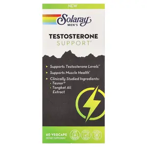 Solaray Men's Testosterone Support, 60 VegCaps
