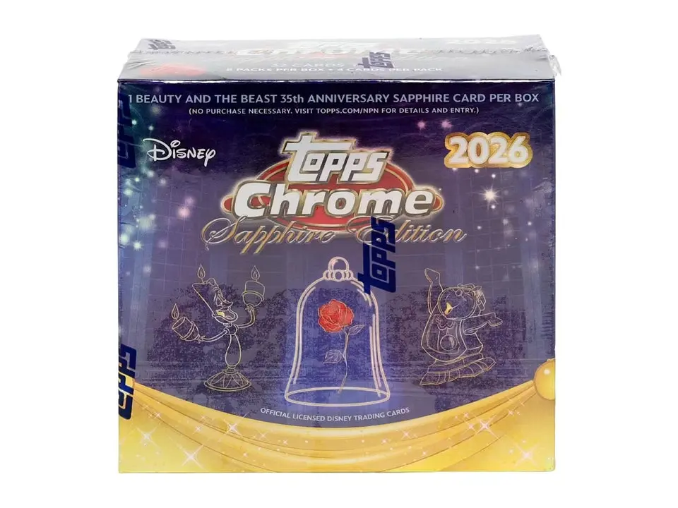 2026 Topps Chrome Disney Sapphire Hobby Trading Cards LV