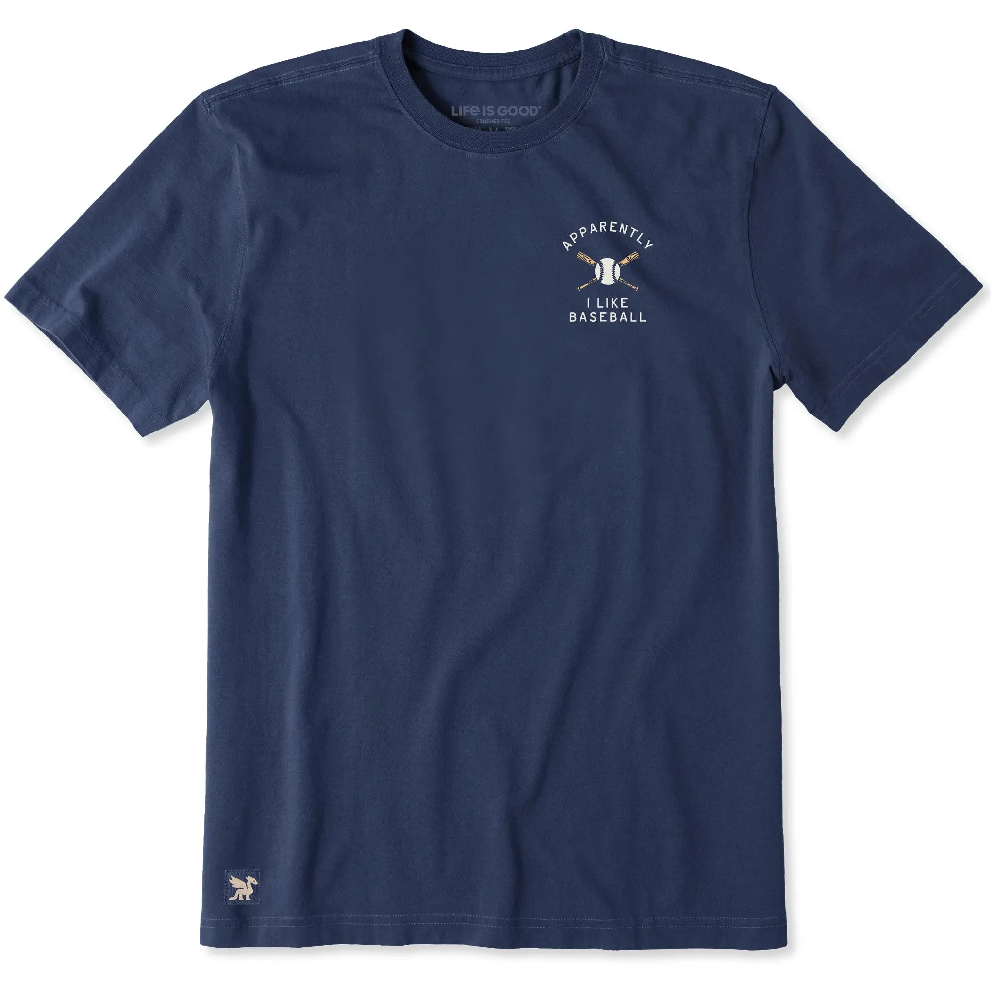 Men's Apparenty I Like Baseball Bat Short Sleeve Tee