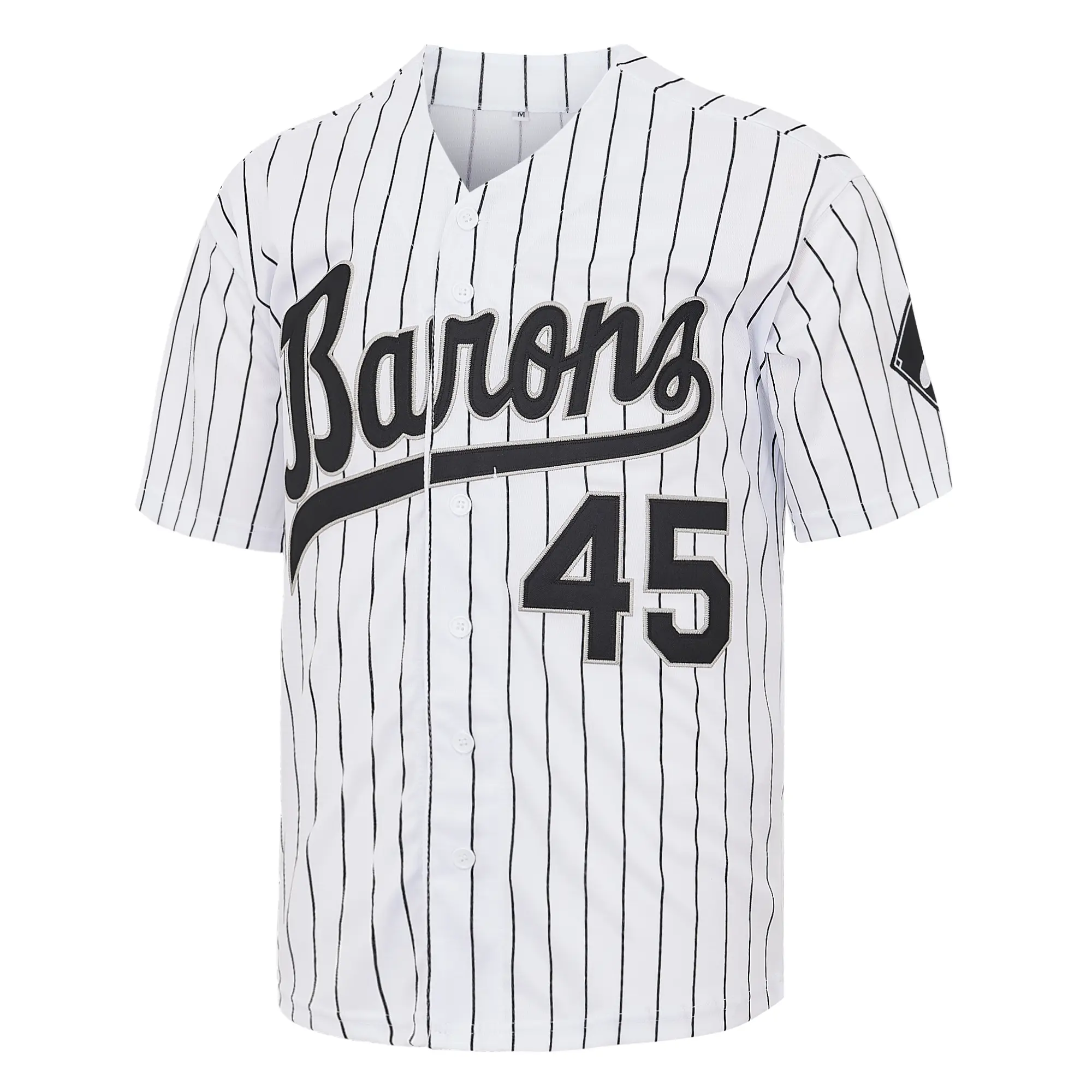 Men's Sport Jersey Barons #45 White Black Embroidered Name & Number Professional Sports & Outdoor Clothing Halloween Party Thanksgiving Gifts Christmas