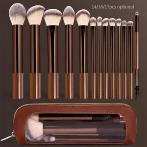 Professional Makeup Brush Set, Travel Brush Set, Beauty Tool Kit, Cosmetics Brushes Combination, 13 Sets, Foundation Eye Mixed Highlighter, Includes Storage Bag