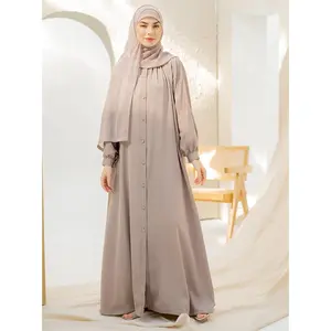 JOUMANA BASIC ABAYA - WARM GREY