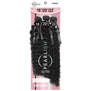 Sensationnel Pearlish 100% Virgin Remy Hair Weave Multi Length 3 Pcs Bundle - BOHEMIAN