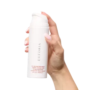 PURE ROMANCE Euforia pH-Balancing Wash Gentle Daily Cleanser with Lactic Acid & Pre/Probiotics for Intimate Hygiene 5 fl oz Liquid - Cleansing