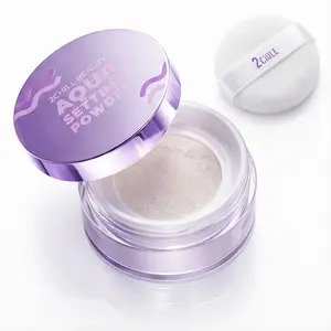 2CHILL Aqua Setting Powder – Korean Skincare Makeup, Lightweight Matte Finish Translucent Face Powder, Oil Control & Long-Lasting, Hydrating, Cosmetic