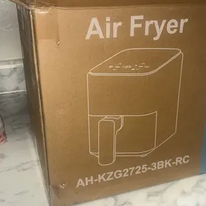 4-in-1 Air Fryer， 400°F Hot Oven with Roast,  Multifunctional Cooker，Reheat & Dehydrate Functions, Nonstick Basket & Crisper Plate