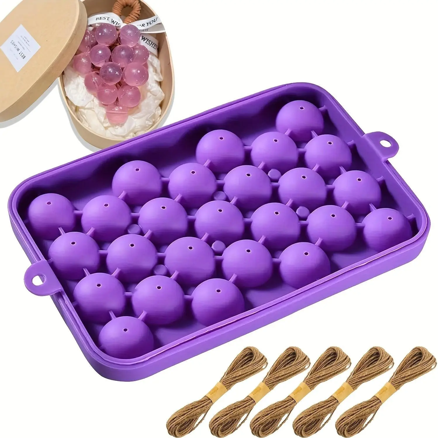 Silicone DIY Soap Making Kit, Grape Soap Mold, Exquisite Handmade Soap Molding Tool, Perfect Gift for Craft Enthusiasts, Handmade Gifts, Fruit Silicone Mold