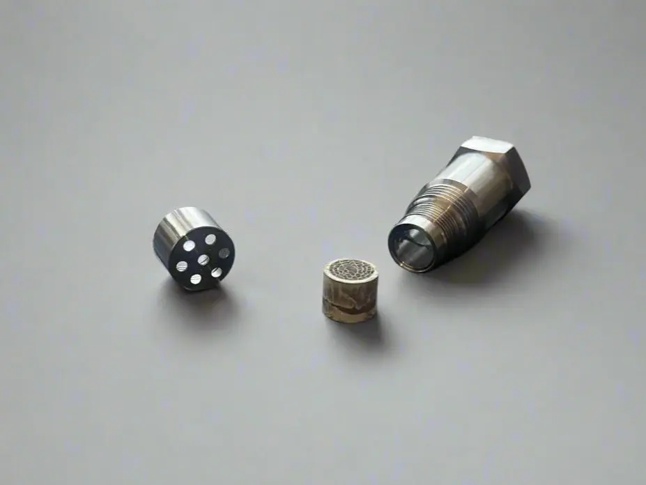 Straight O2 Sensor Adapter Spacer – M18 × 1.5 Thread with Mini Catalytic Converter, 46mm