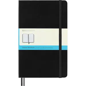 Moleskine Classic Expanded Notebook, Hard Cover, Large (5" x 8.25") Dotted, Black, 400 Pages