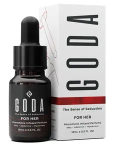GODA Pheromones Perfume for Women The Original 0.5 fl oz 15ml Long Lasting Fragrance with Jasmine & Rose Vegan Cruelty Free Travel Size